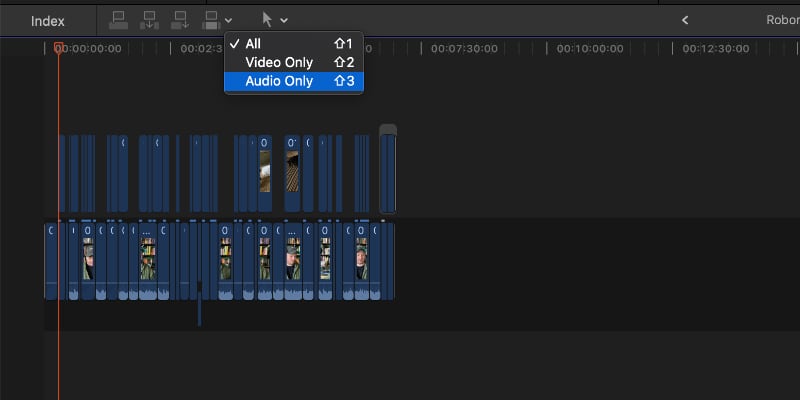 how to keep your timeline clean in final cut pro audio editing