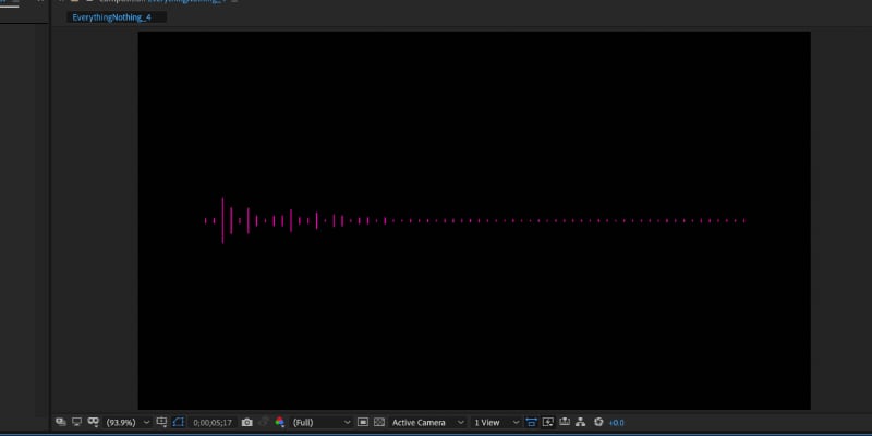 audio waveform in after effects