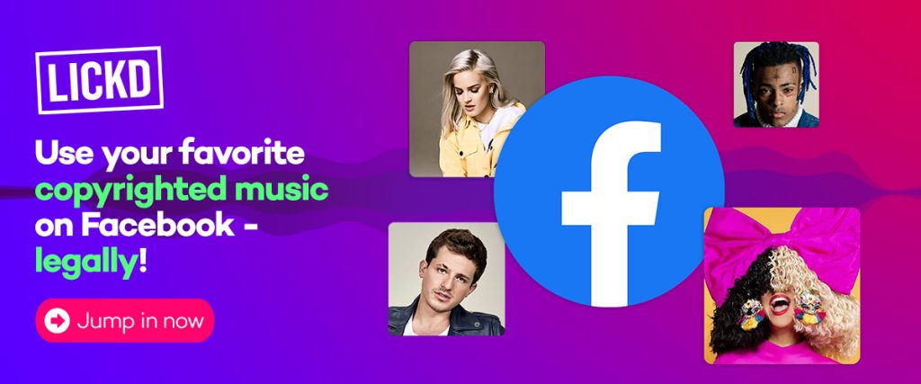 Legally use copyrighted music on Facebook