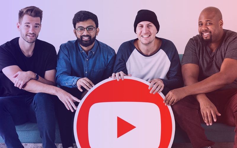Four men join the YouTube Partner Program to make money on YouTube ypp