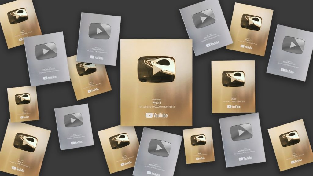 YouTube play buttons