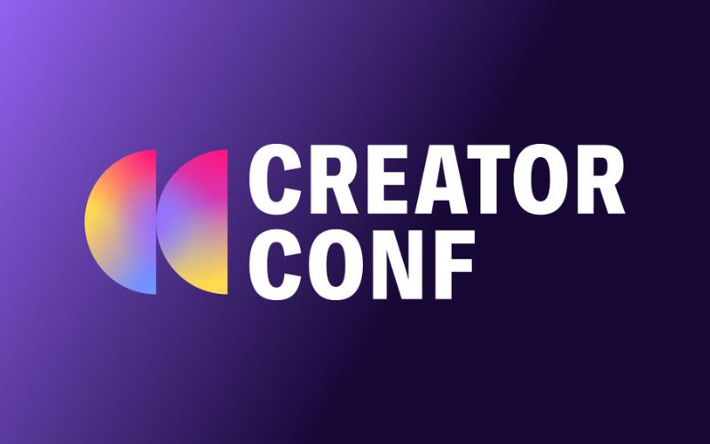 Creator Conf event for content creators